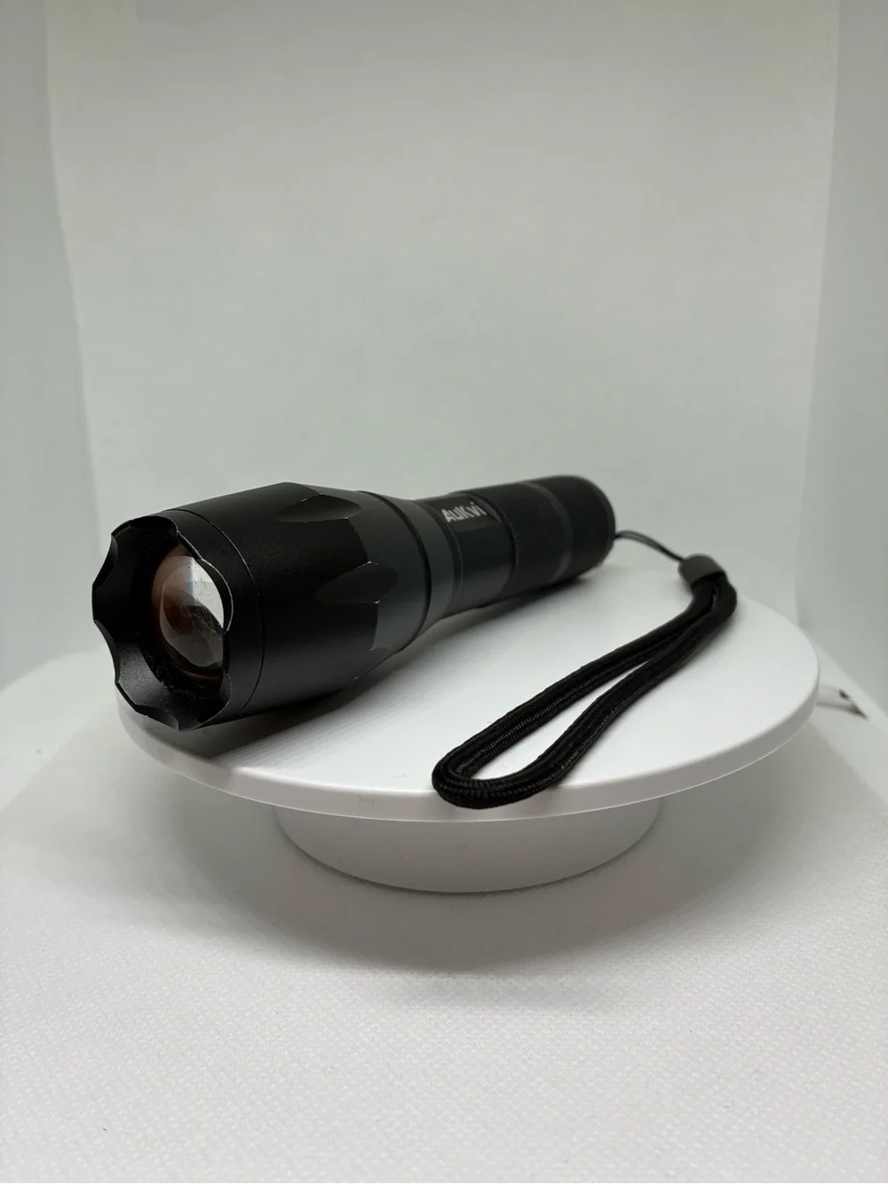 Black Aukvi LED Tactical Flashlight - Portable Handheld Light